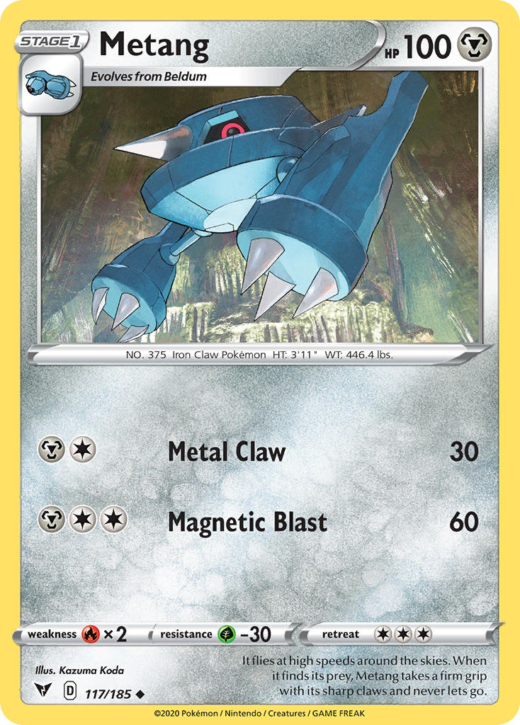 Metang Pokémon card