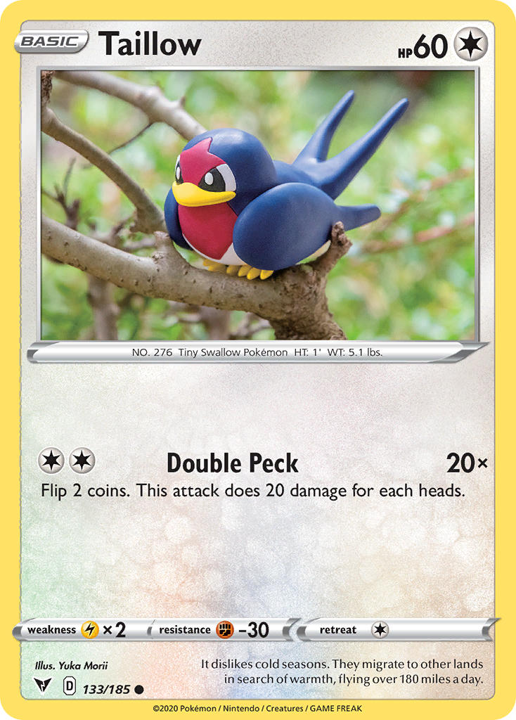 Taillow Pokémon card