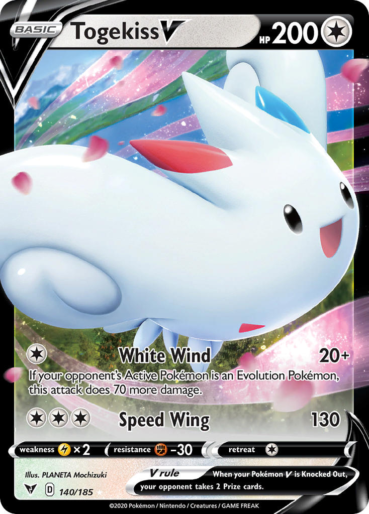 Togekiss V Pokémon card