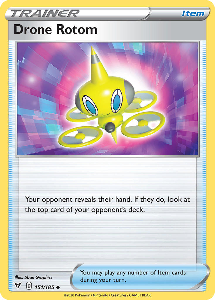 Drone Rotom Pokémon card