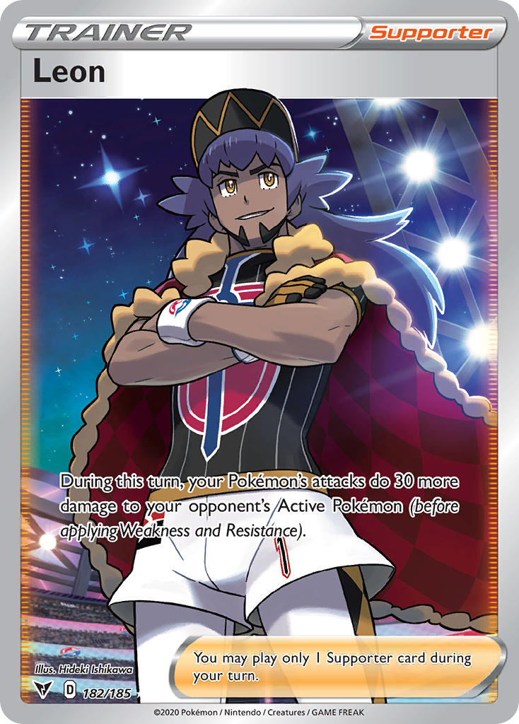Leon Pokémon card