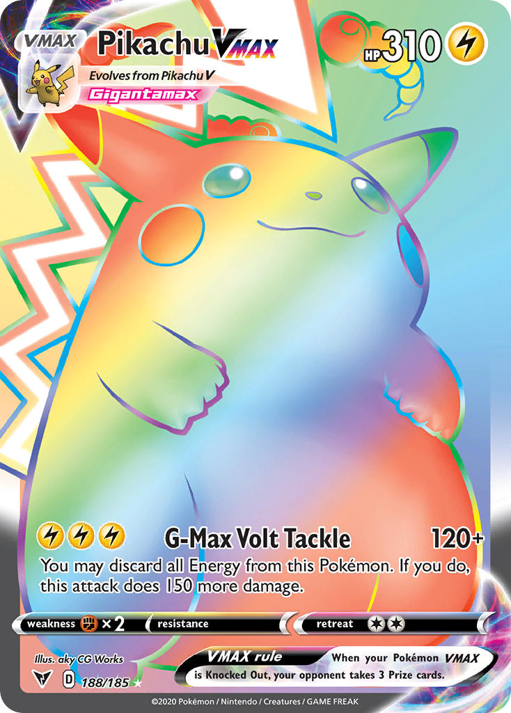 Pikachu VMAX Pokémon card