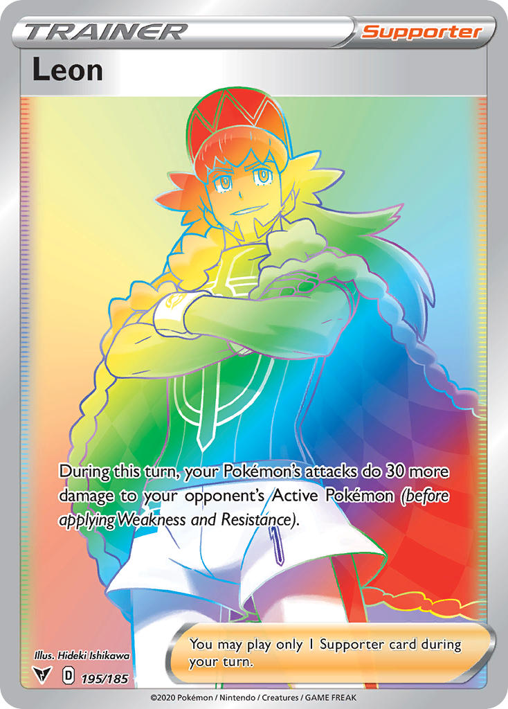 Leon Pokémon card