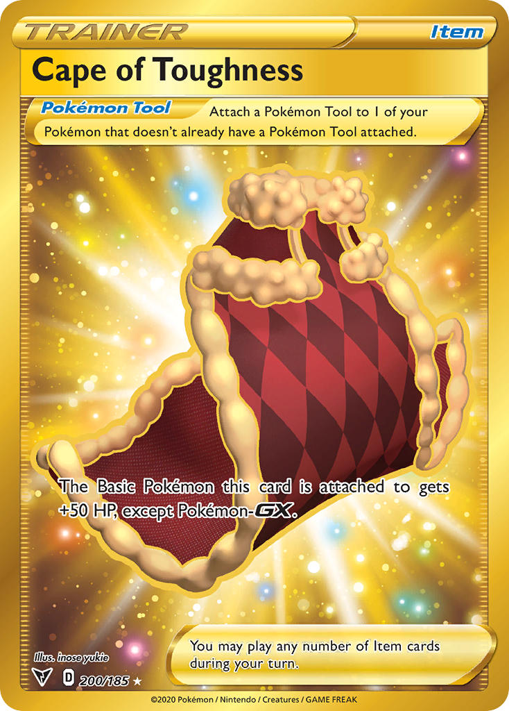 Cape of Toughness Pokémon card