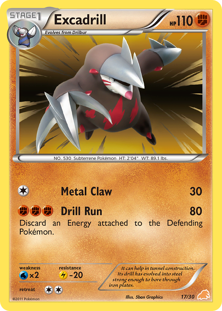 Excadrill Pokémon card