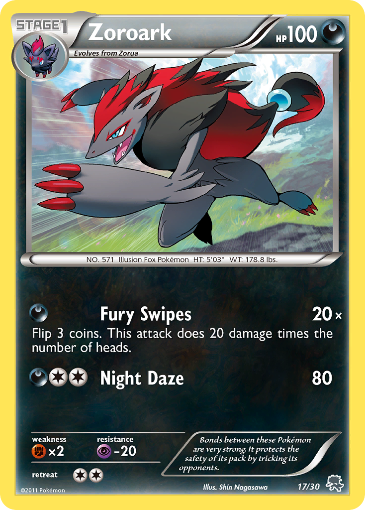 Zoroark Pokémon card