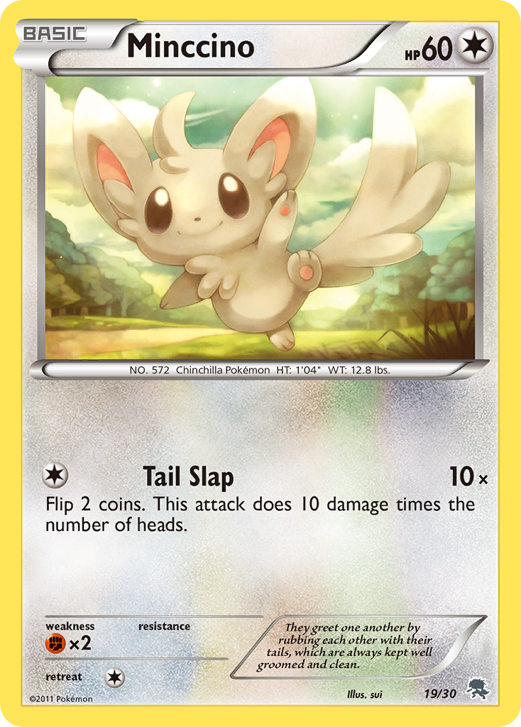 Minccino Pokémon card