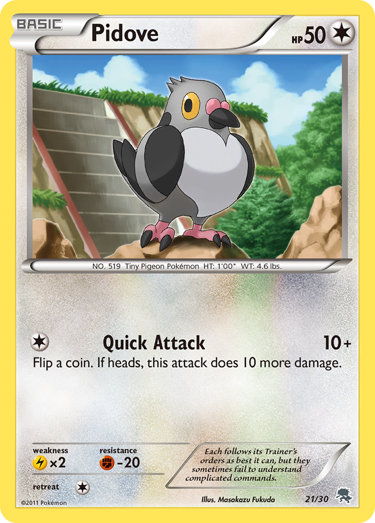 Pidove Pokémon card