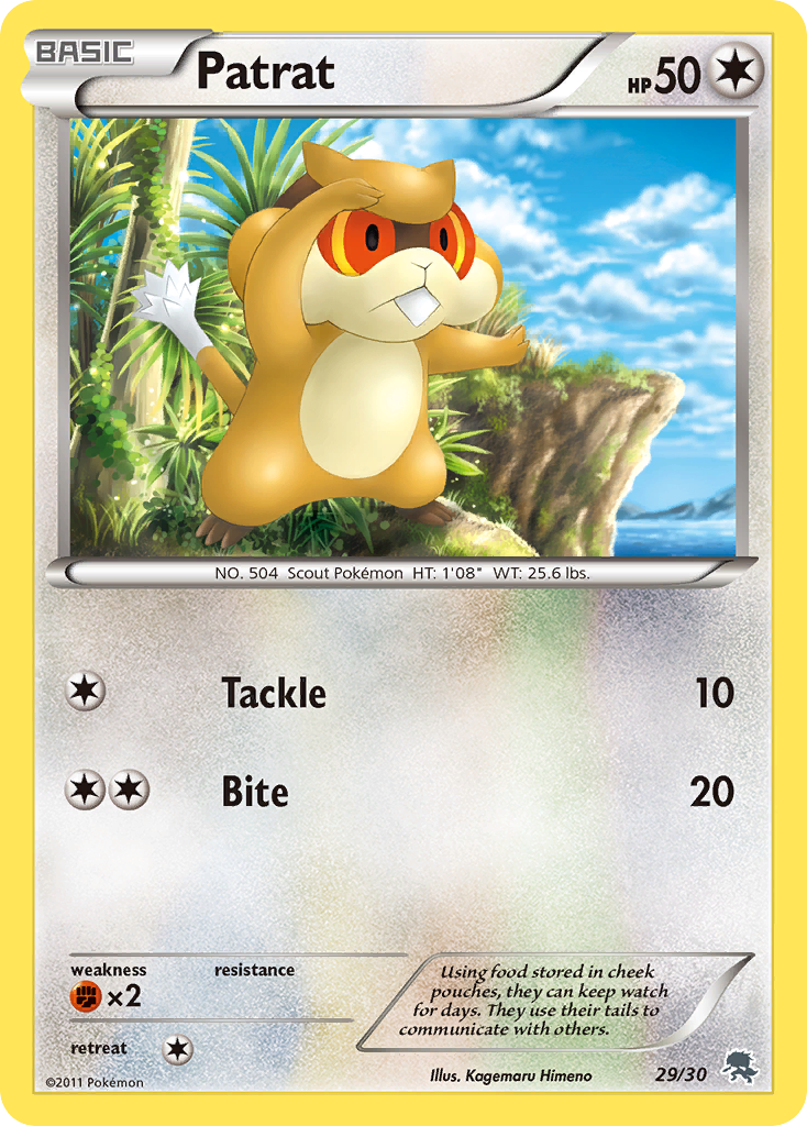 Patrat Pokémon card