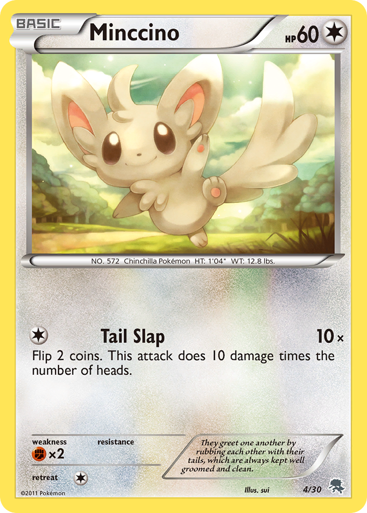 Minccino Pokémon card