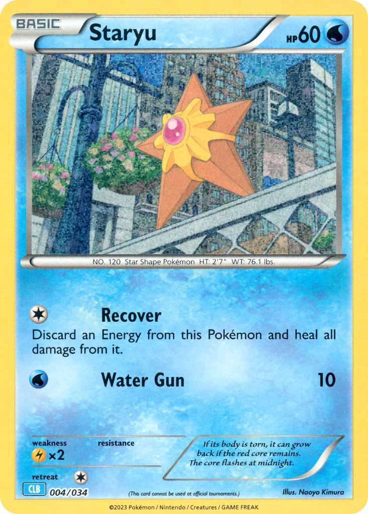 Staryu Pokémon card