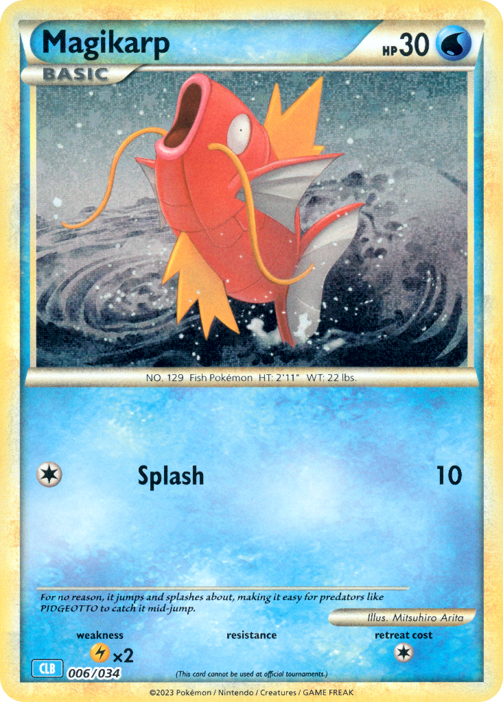 Magikarp Pokémon card
