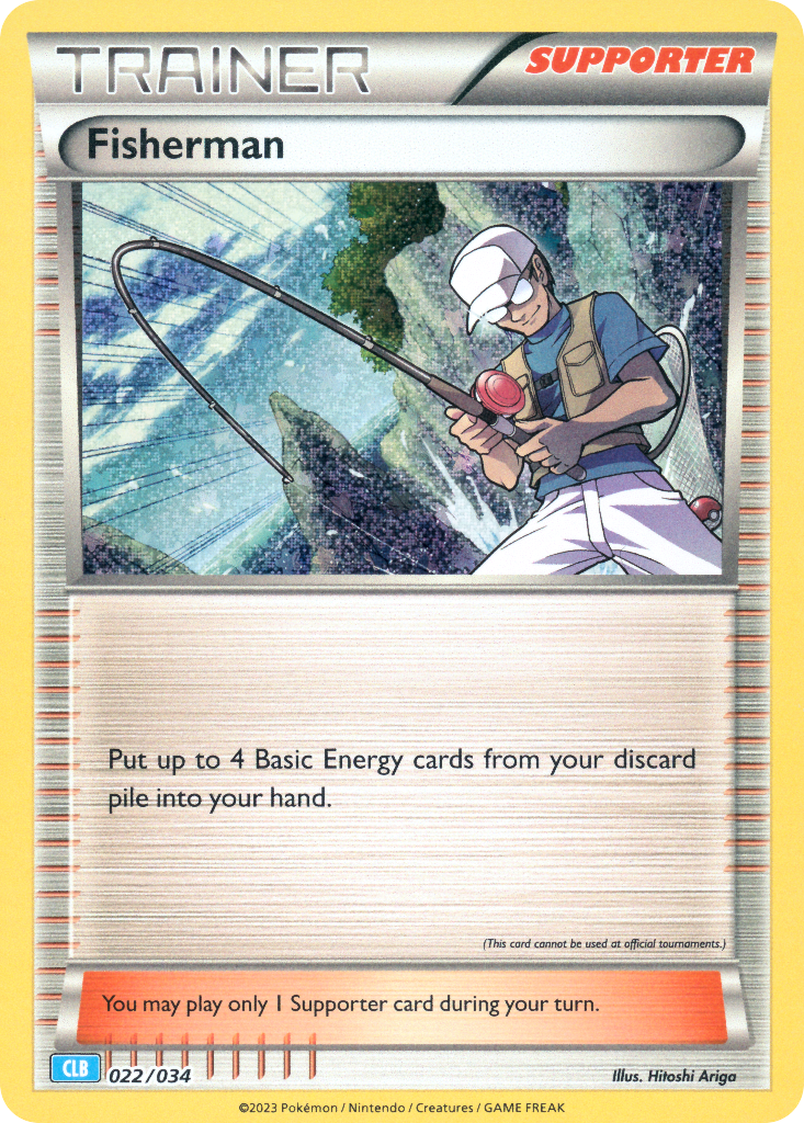 Fisherman Pokémon card
