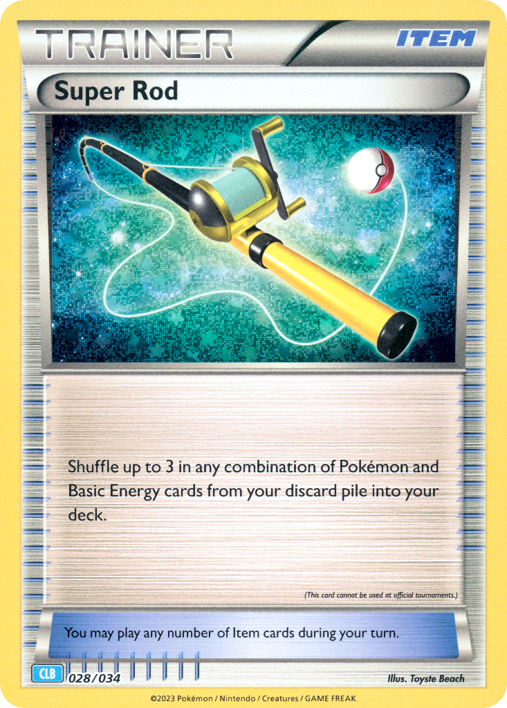 Super Rod Pokémon card