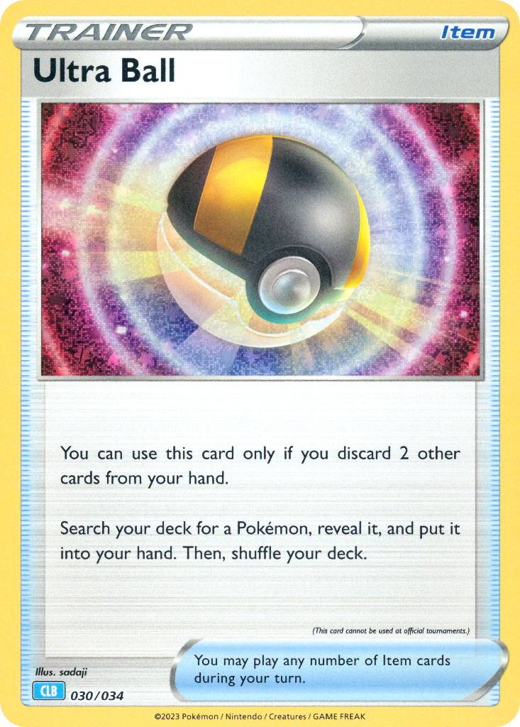 Ultra Ball Pokémon card