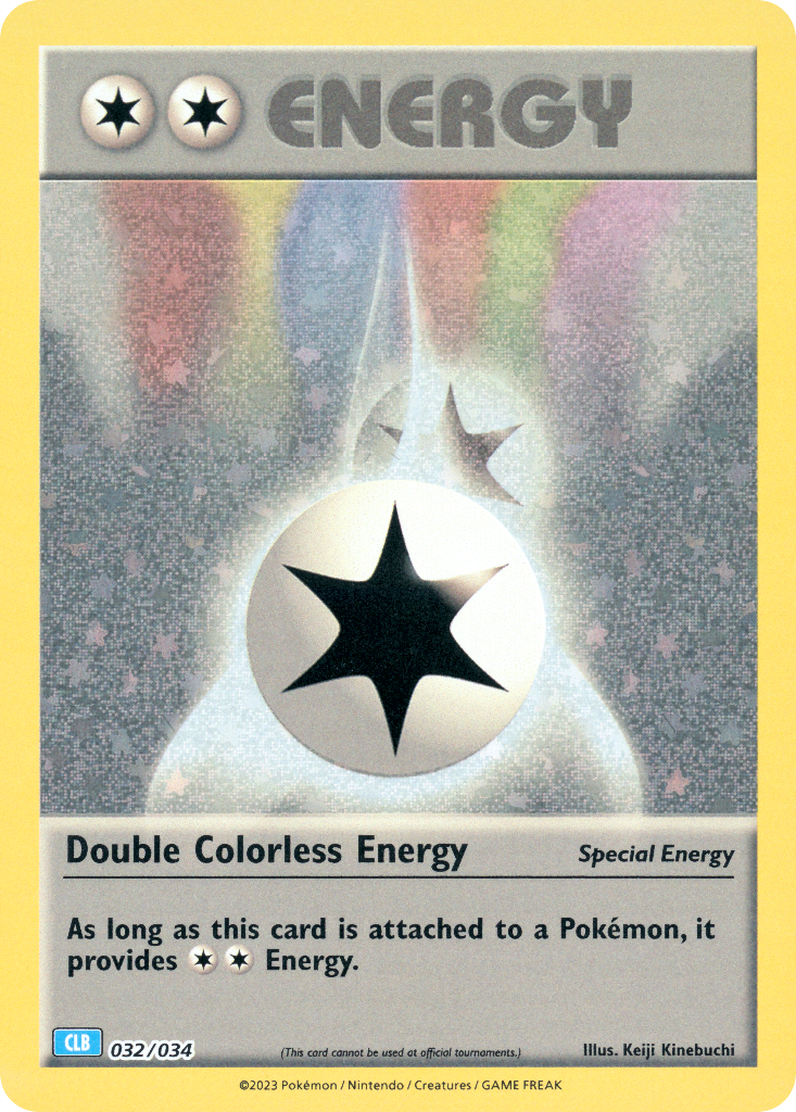 Double Colorless Energy Pokémon card