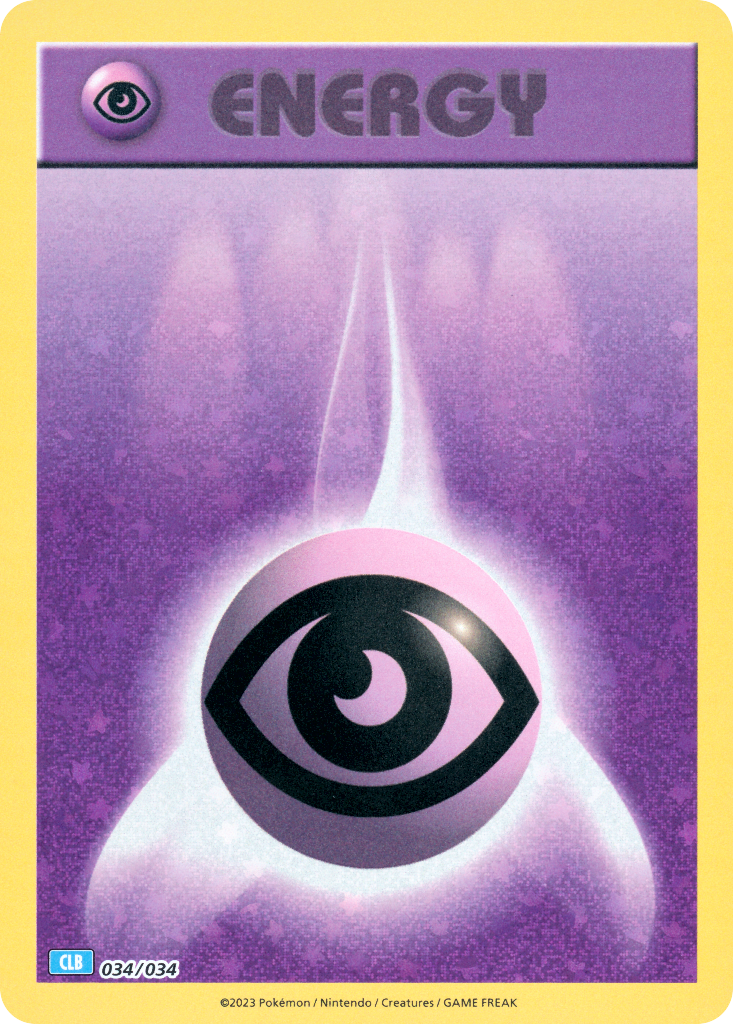 Psychic Energy Pokémon card