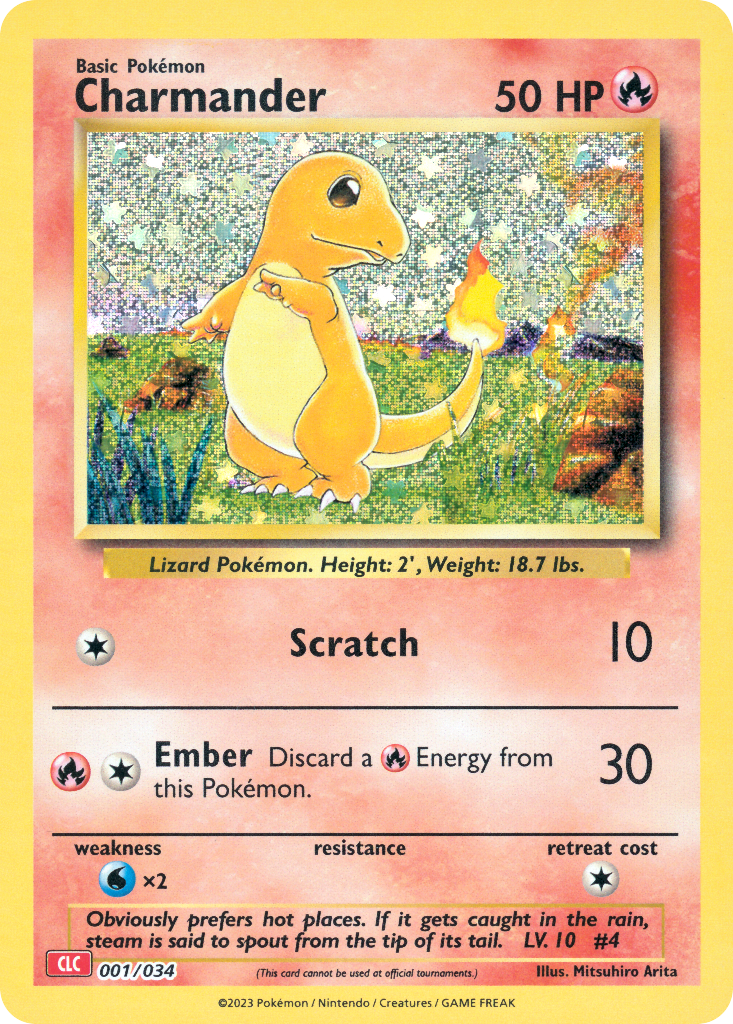 Charmander Pokémon card