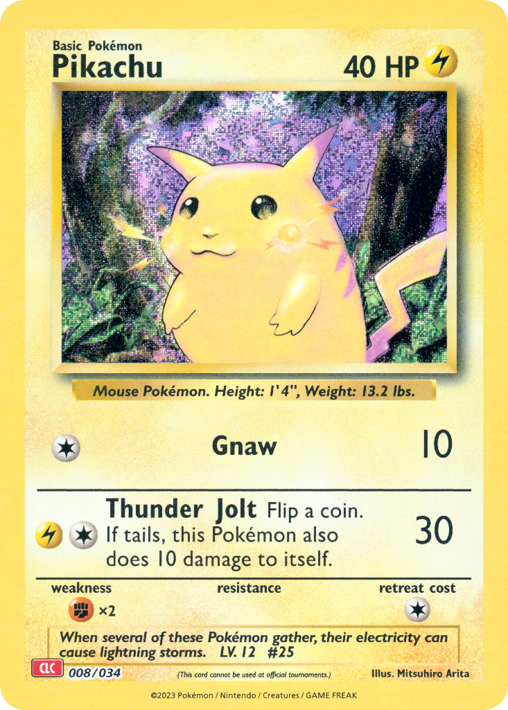 Pikachu Pokémon card