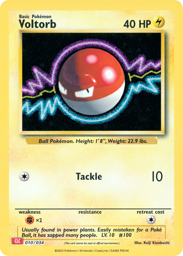 Voltorb Pokémon card