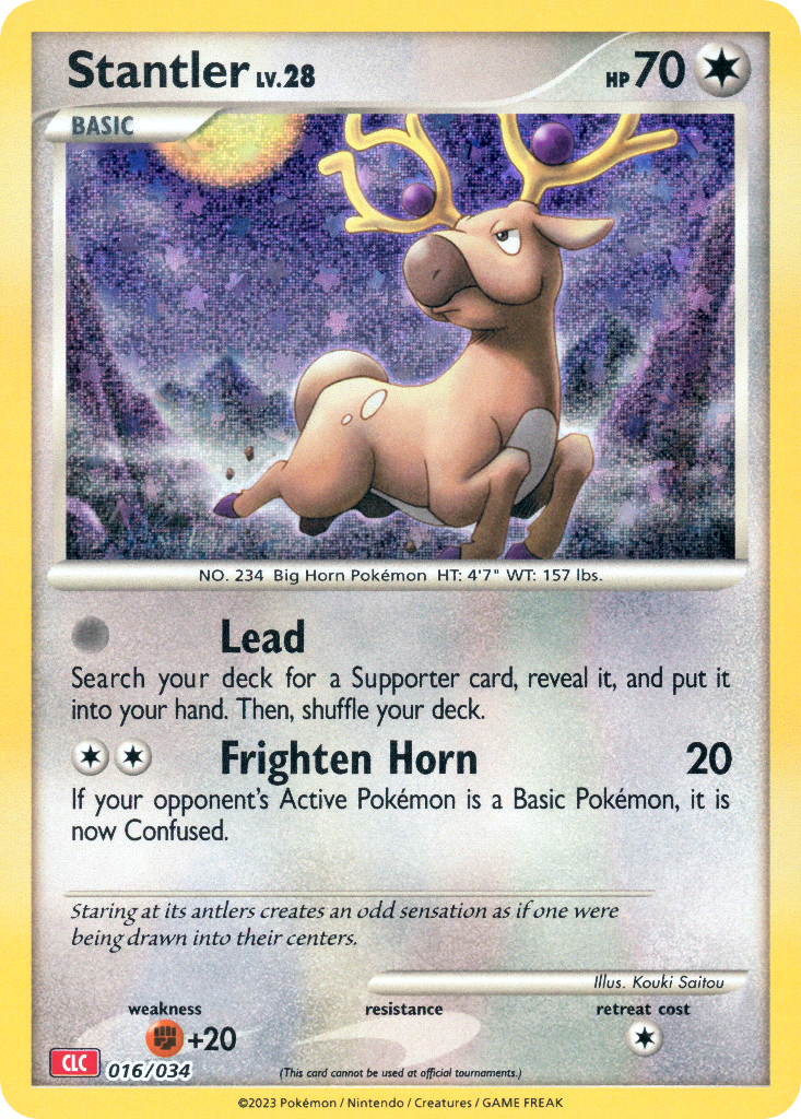 Stantler Pokémon card