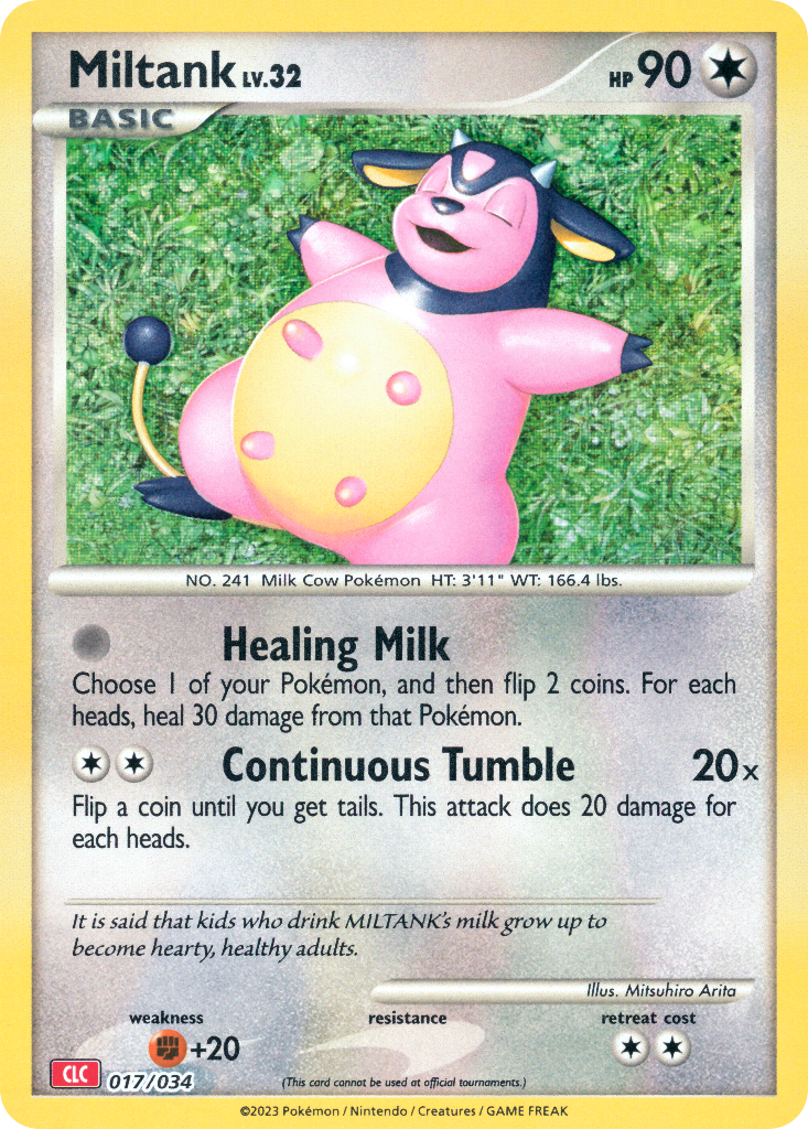 Miltank Pokémon card
