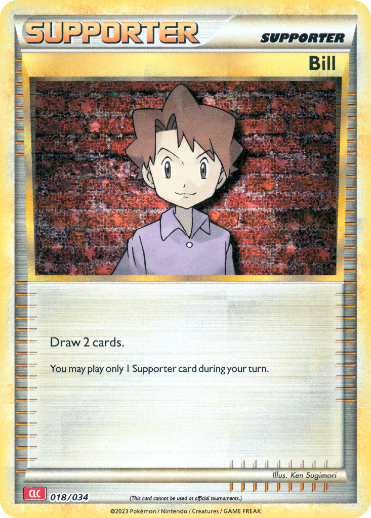 Bill Pokémon card
