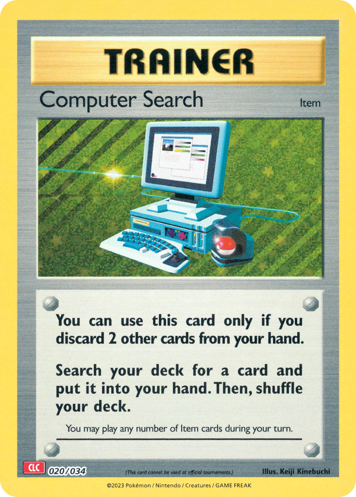 Computer Search Pokémon card