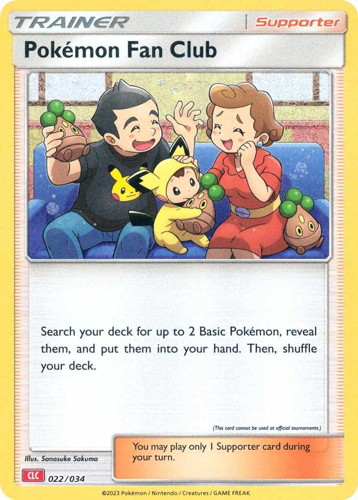 Pokémon Fan Club Pokémon card