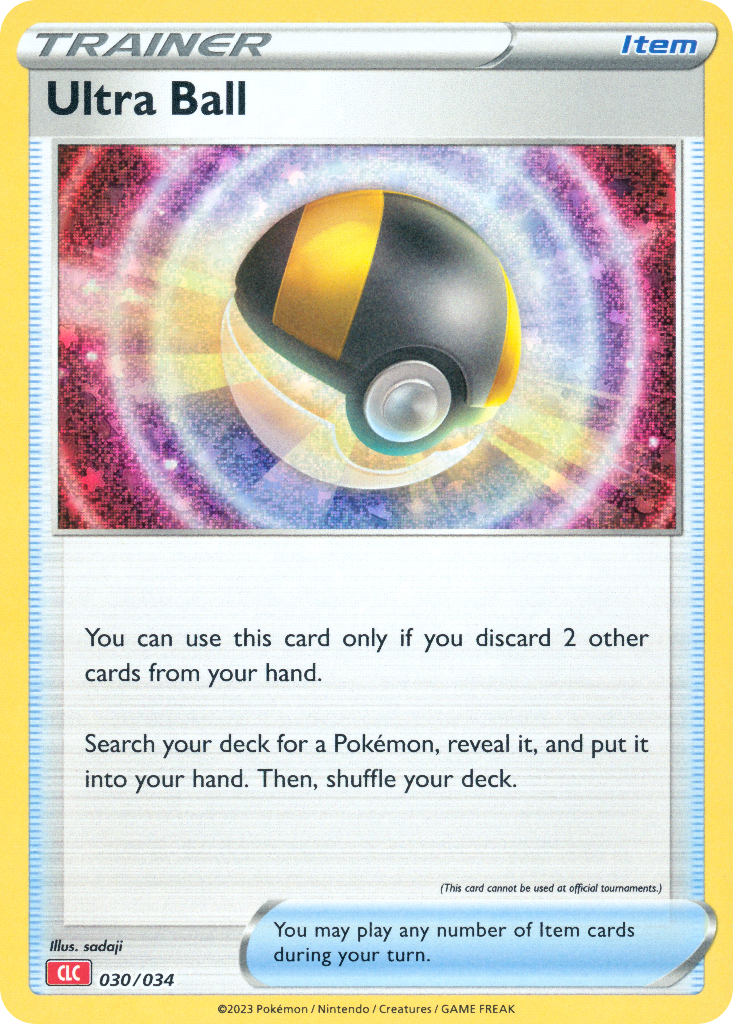 Ultra Ball Pokémon card