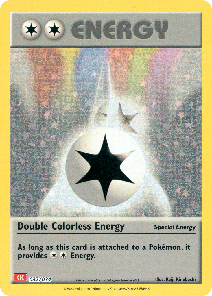 Double Colorless Energy Pokémon card