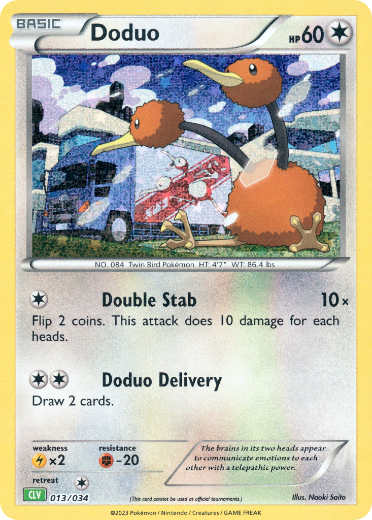 Doduo Pokémon card