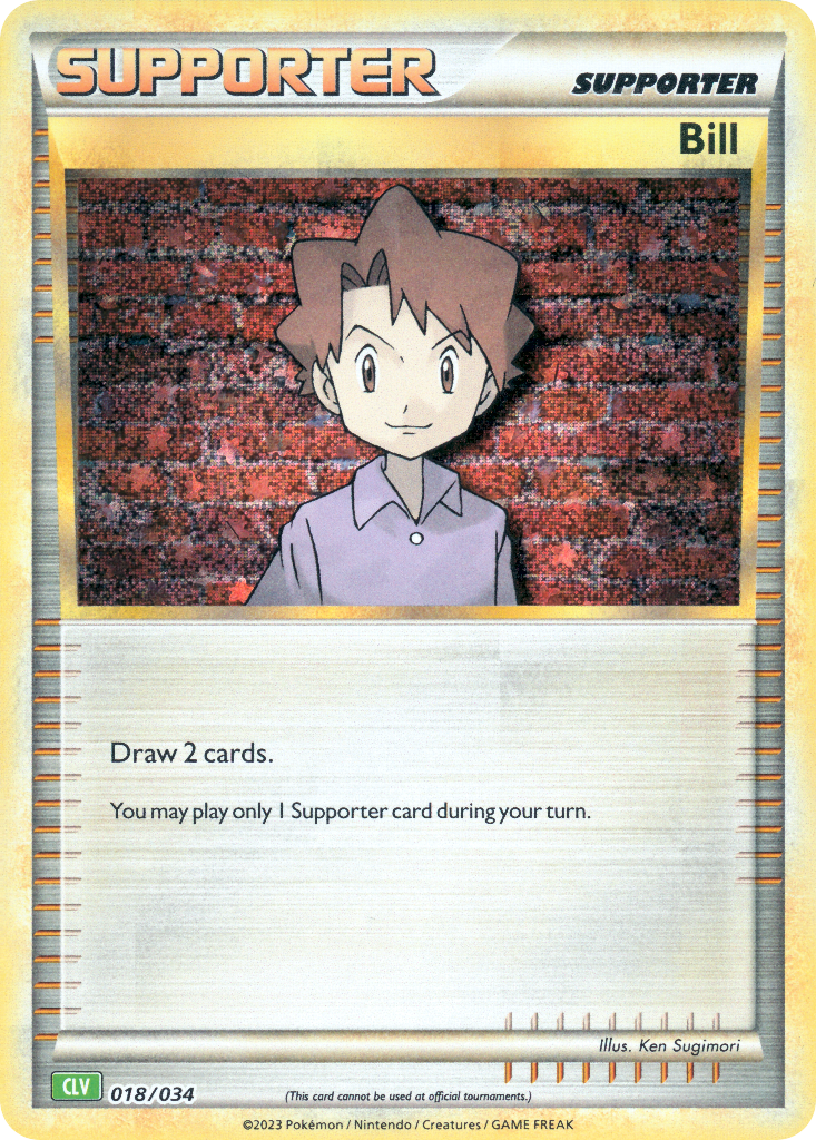 Bill Pokémon card
