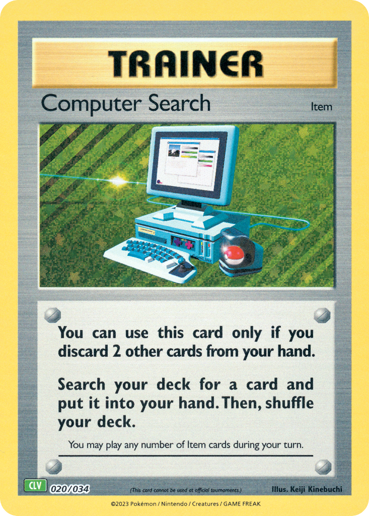 Computer Search Pokémon card