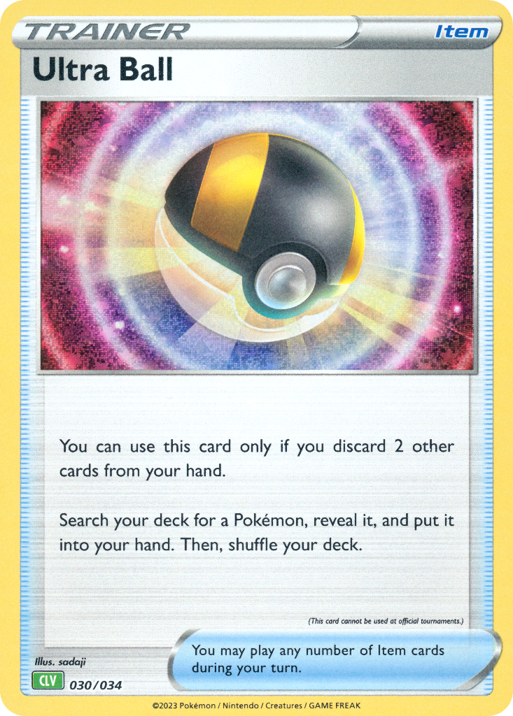 Ultra Ball Pokémon card
