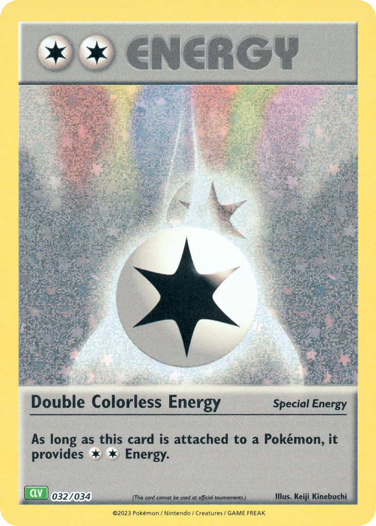 Double Colorless Energy Pokémon card