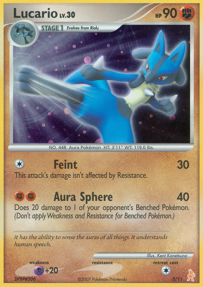 Lucario Pokémon card