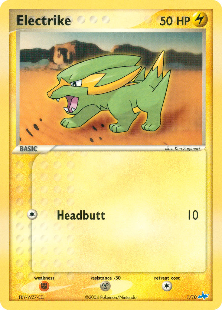 Electrike Pokémon card