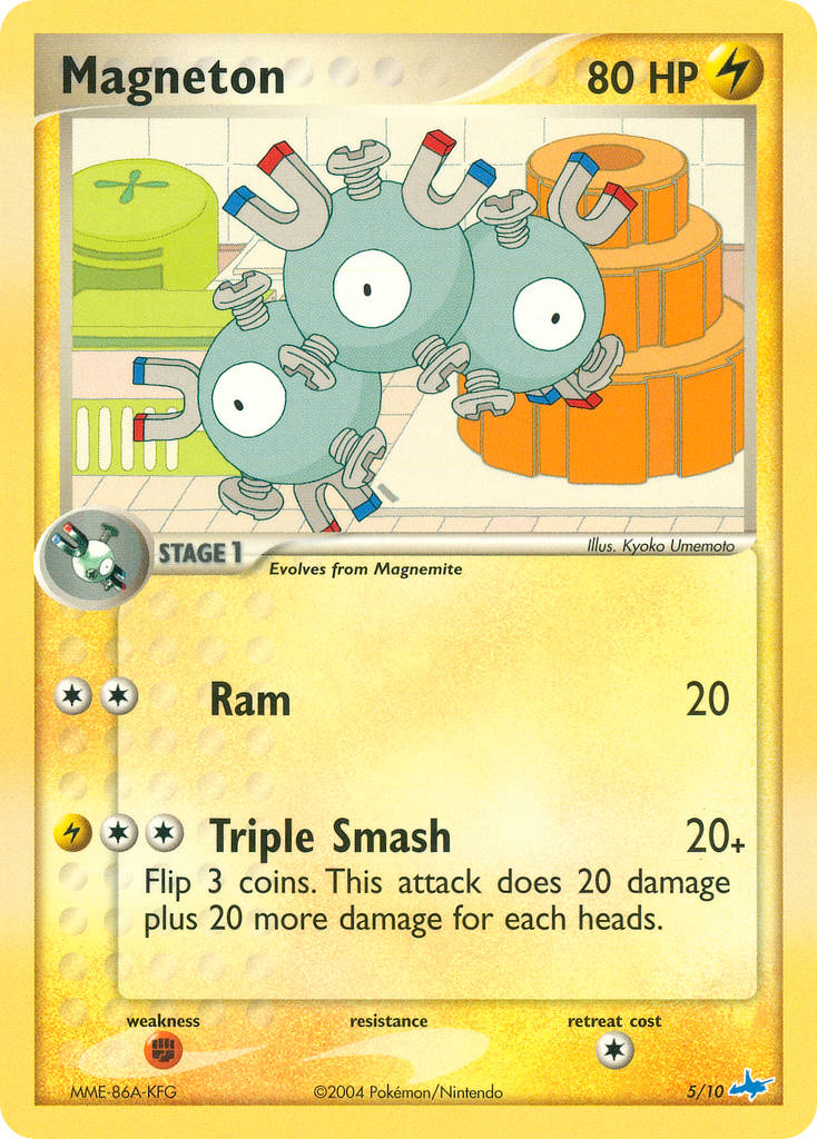Magneton Pokémon card