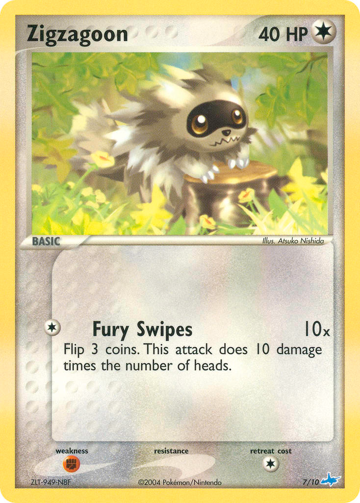 Zigzagoon Pokémon card