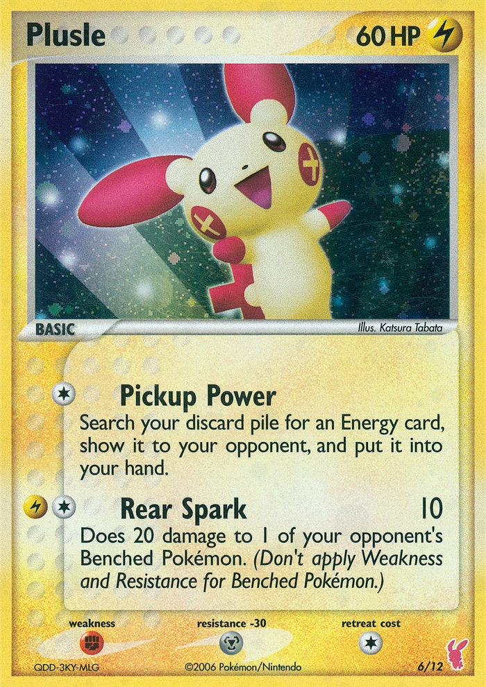 Plusle Pokémon card