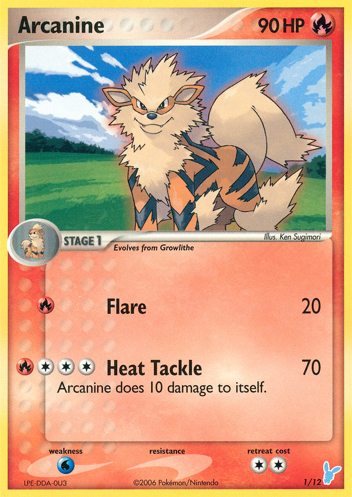 Arcanine Pokémon card