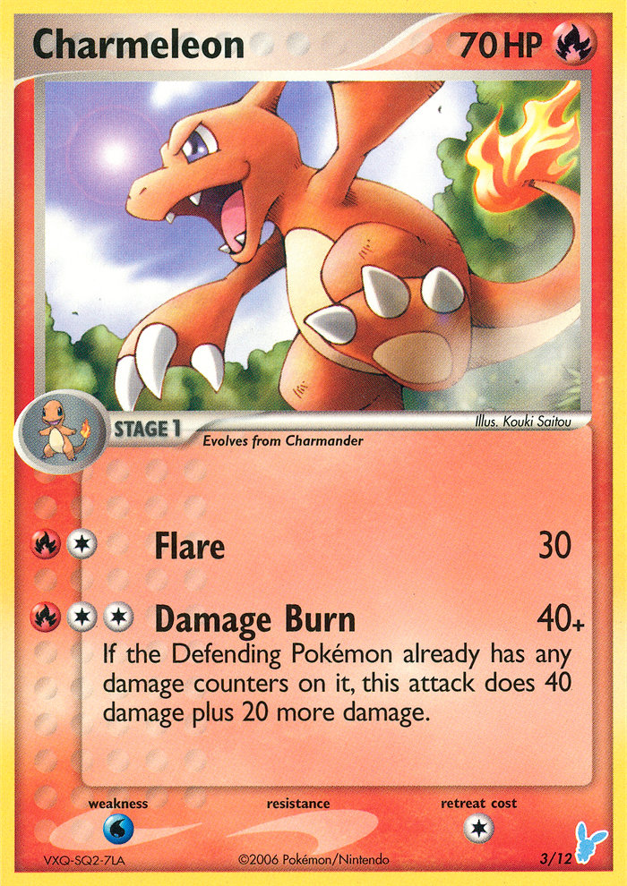 Charmeleon Pokémon card