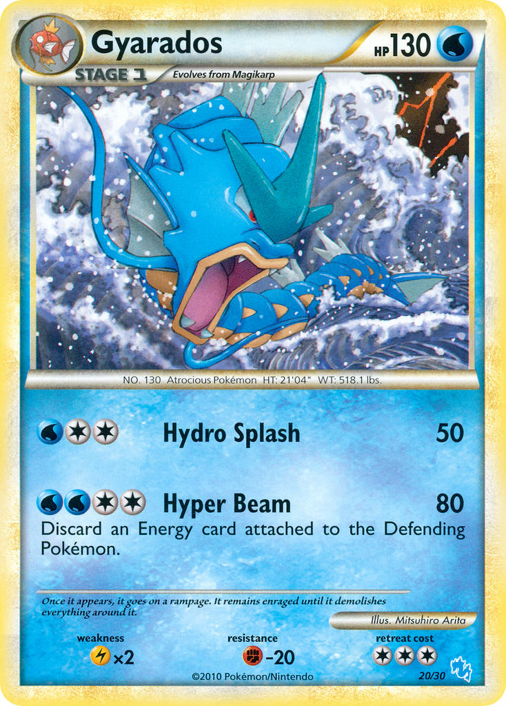 Gyarados Pokémon card