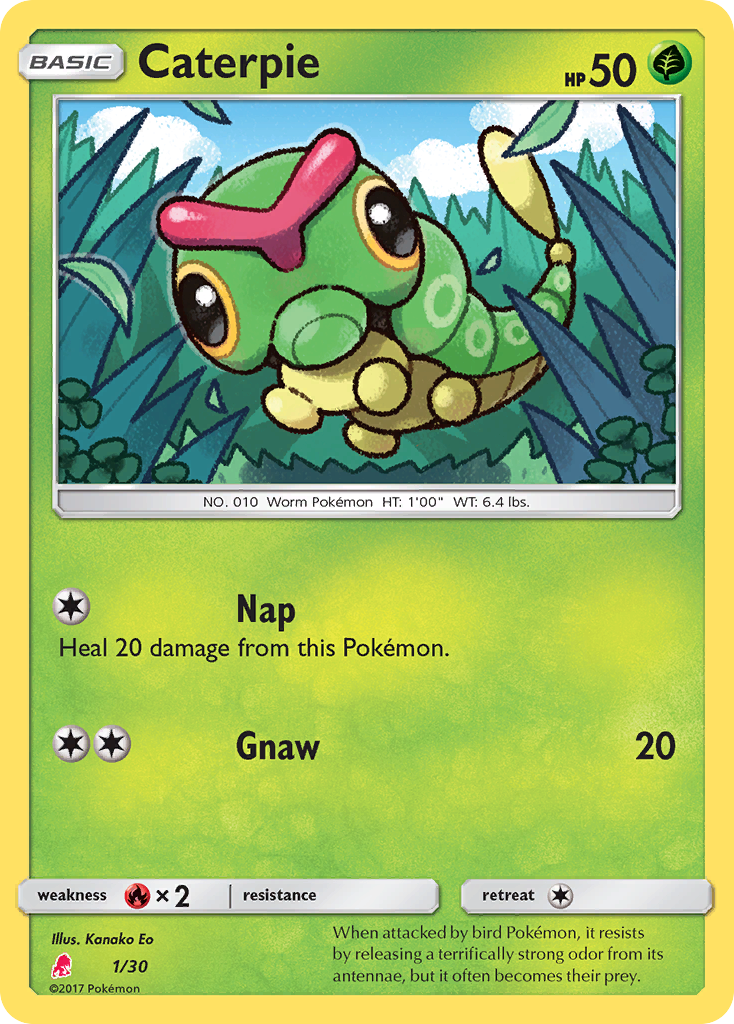 Caterpie Pokémon card