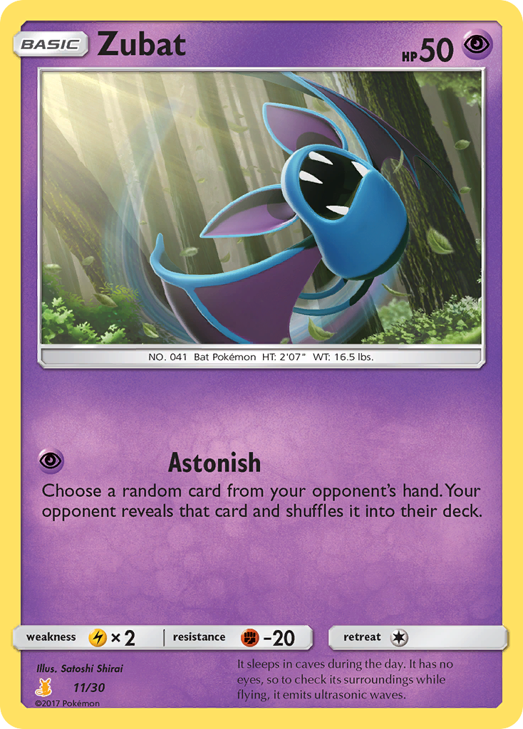 Zubat Pokémon card