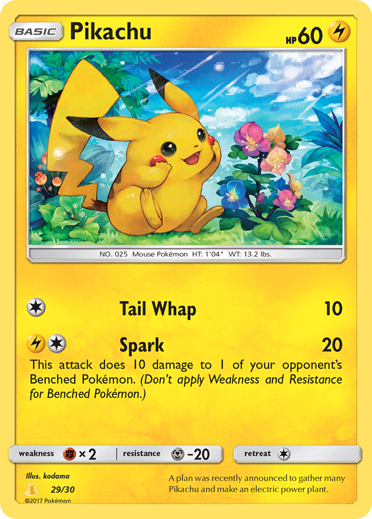 Pikachu Pokémon card