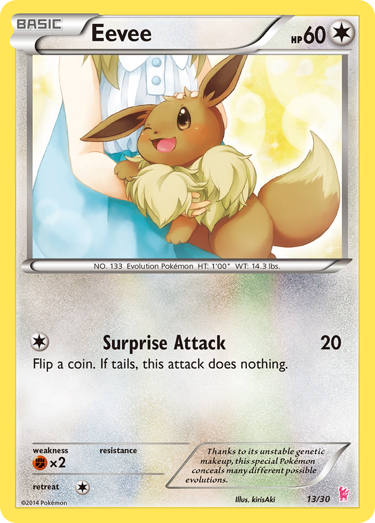 Eevee Pokémon card