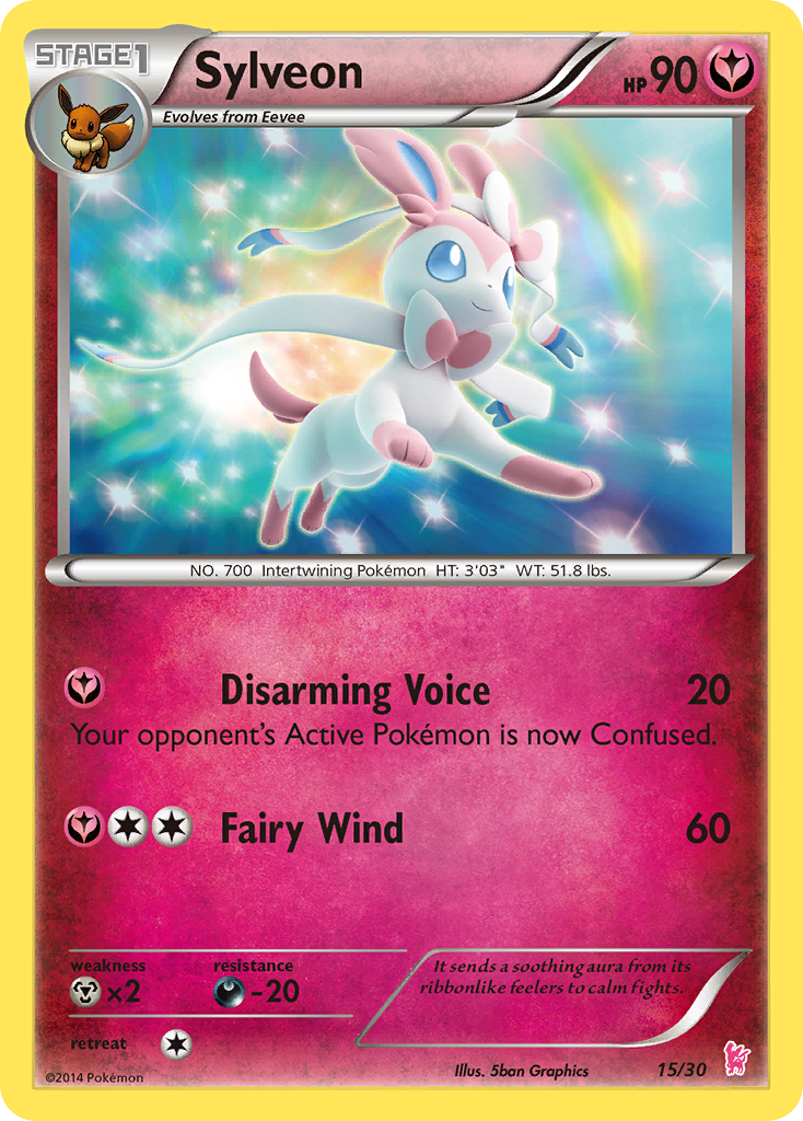 Sylveon Pokémon card