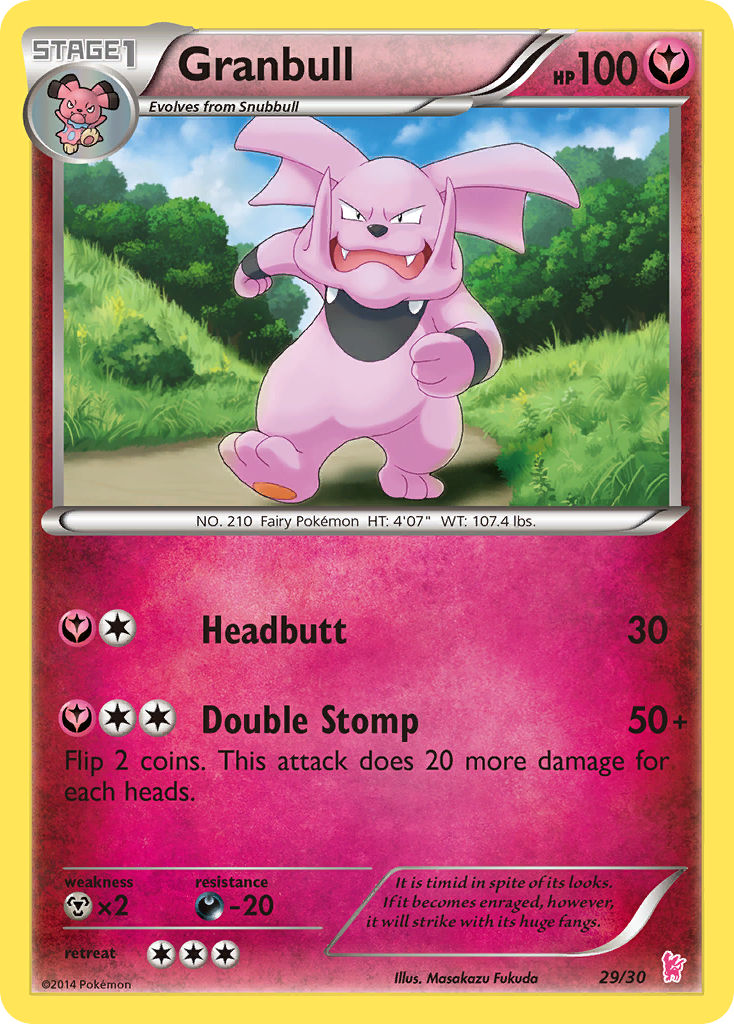Granbull Pokémon card